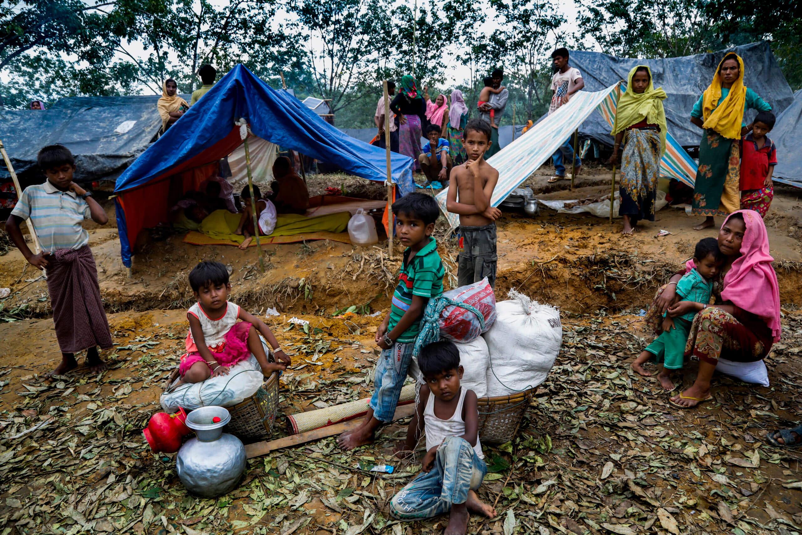The squalor of the refugee camps around Cox’s Bazar is hard to imagine, the nervous energy, the pressing masses of people, the mud and the grit and the smell”, as described by WFP communications officer Silke Buhr